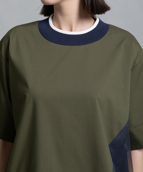 MARECHAL TERRE tシャツ リブチュールトップス レディース