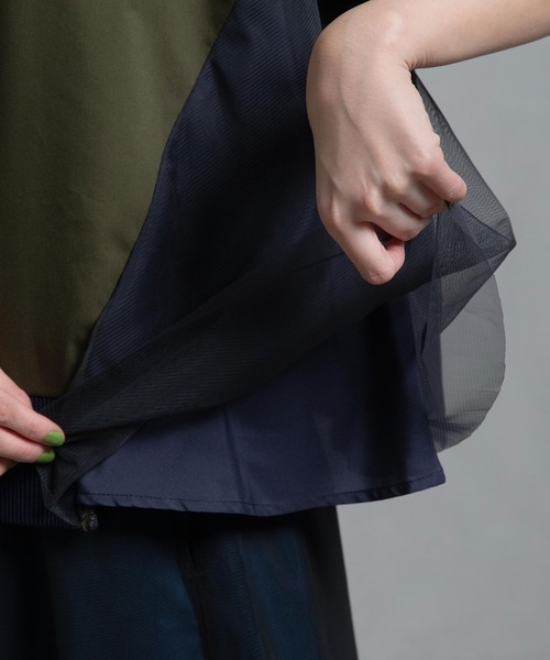 マルシャルテル MARECHAL TERRE リブチュールトップス Tシャツ 黒 MARECHAL TERRE tシャツ リブチュールトップス レディース