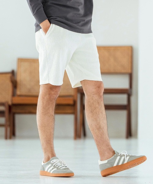 Magine（マージン） パンツ mp13472-Textured Jacquard Fabric Short