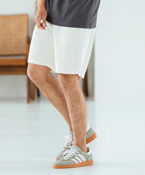 Magine（マージン） パンツ mp13472-Textured Jacquard Fabric Short