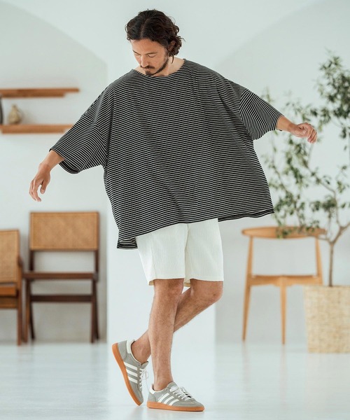Magine（マージン） パンツ mp13472-Textured Jacquard Fabric Short