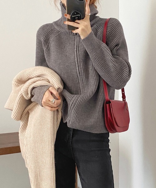 「MAISON DE THERESE」 ニットカーディガン FREE ベージュ レディース_画像2