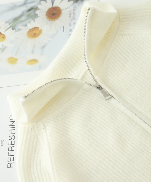 「MAISON DE THERESE」 ニットカーディガン FREE ベージュ レディース_画像4