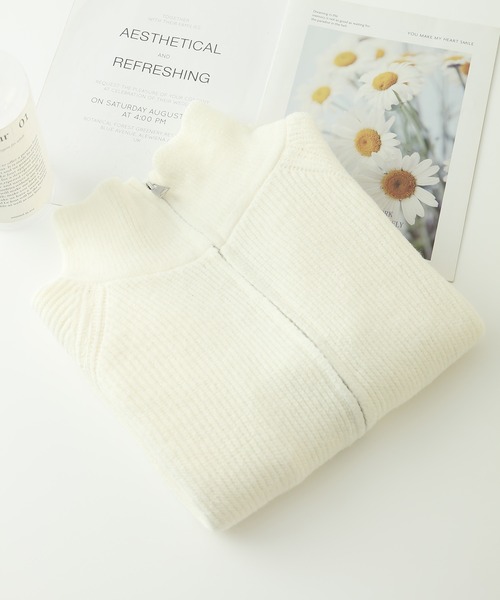 「MAISON DE THERESE」 ニットカーディガン FREE ベージュ レディース_画像7