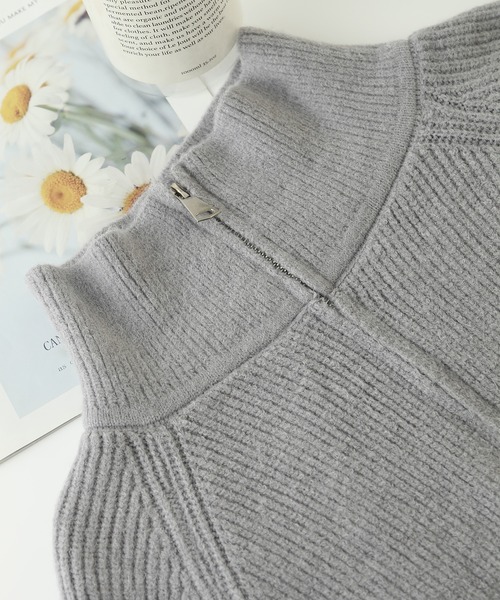 「MAISON DE THERESE」 ニットカーディガン FREE ベージュ レディース_画像8