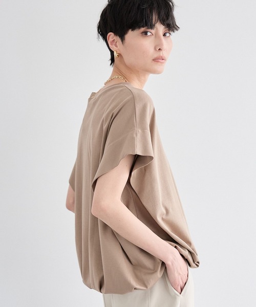 tシャツ BARNYARDSTORM / ウエストゴムスムースプルオーバー 　マシンウォッシャブル　バルーンヘム レディース BARNYARDSTORM tシャツ / ウエストゴムスムースプルオーバー