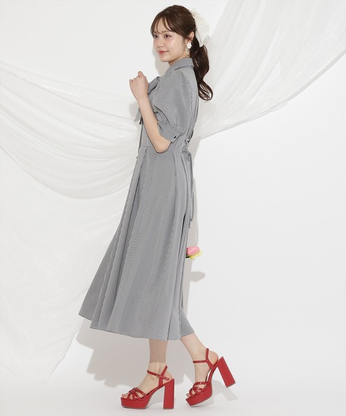 ⭐️0時までのタイムセール⭐️ウィルセレクションリボンタイコルセットシャツワンピース ウィルセレクション WILLSELECTION リボンタイコルセットシャツ