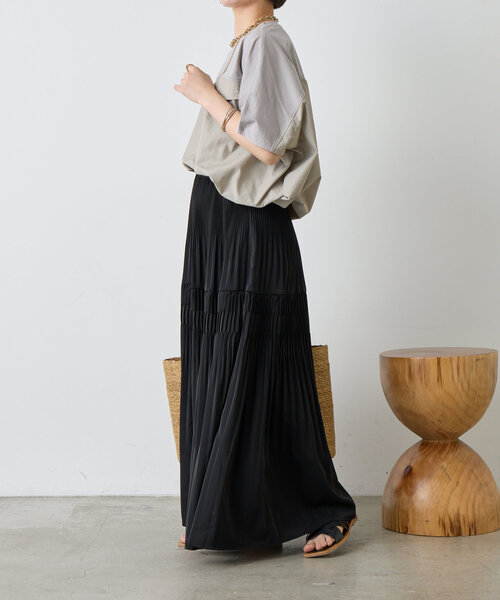 フハク切替シルケットカットソー/Jenaespacemerveilleux Jena espace merveilleux tシャツ フハク切替シルケット