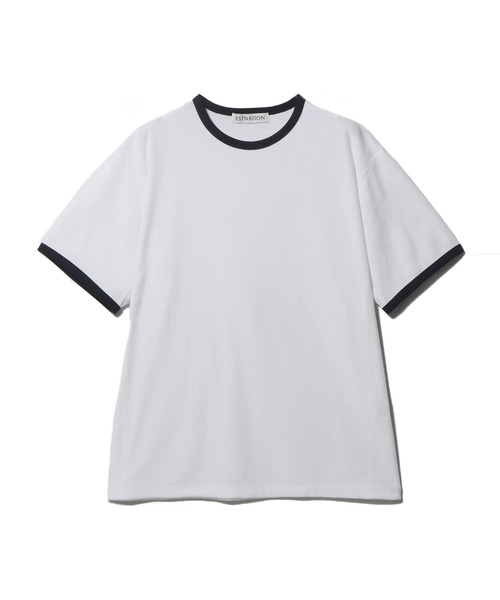 Charcoal リンガーTシャツ　エストネーション Charcoal / リンガーTシャツ《ESTNATION EXCLUSIVE》｜ESTNATION