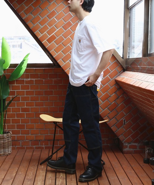 Carhartt ダブルニー　ブラウン Carhartt DOUBLE KNEE B01 USA製 カーハート ダブルニー