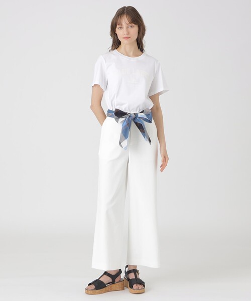 BLUE LABEL CRESTBRIDGE パンツ ドライオックスワイドパンツ
