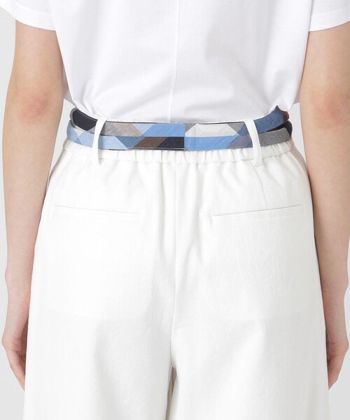 BLUE LABEL CRESTBRIDGE ドライオックスワイドパンツ BLUE LABEL CRESTBRIDGE パンツ ドライオックスワイドパンツ