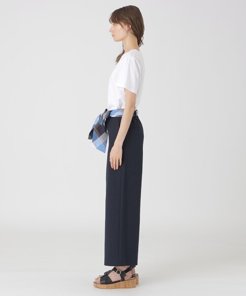 ジンBLUE LABEL CRESTBRIDGEドライオックスワイドパンツ BLUE LABEL CRESTBRIDGE パンツ ドライオックスワイドパンツ