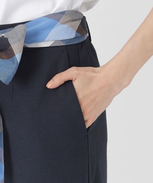 BLUE LABEL CRESTBRIDGE パンツ ドライオックスワイドパンツ