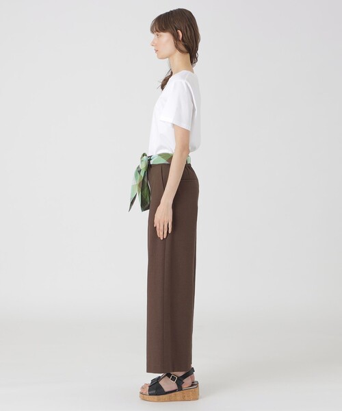 ジンBLUE LABEL CRESTBRIDGEドライオックスワイドパンツ ブルーレーベルクレストブリッジ BLUE LABEL CRESTBRIDGE ドライ