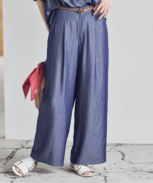 デニムライクシャク COMME CA ISM パンツ 「セットアップ対応」デニムライク