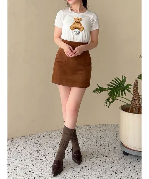 POLO BCS tシャツ 「POLOBCSコラボ」ベアモチーフコンパクトT