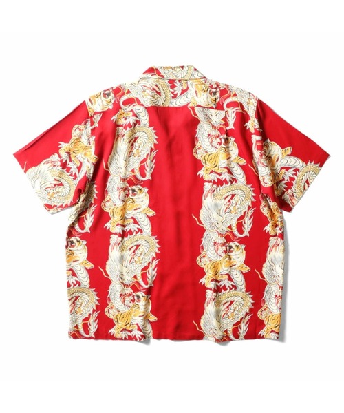 HOUSTON シャツ 「HOUSTON ヒューストン」DRAGON TIGER RAYON