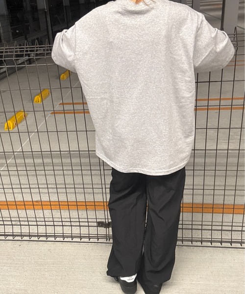tシャツ 手書き風メッセージTシャツ(chiica select) / プリントTシャツ ロゴTシャツ オーバーサイズ ビックシルエット 半袖 クルー I-SOOK tシャツ 手書き風メッセージTシャツ(chiica select