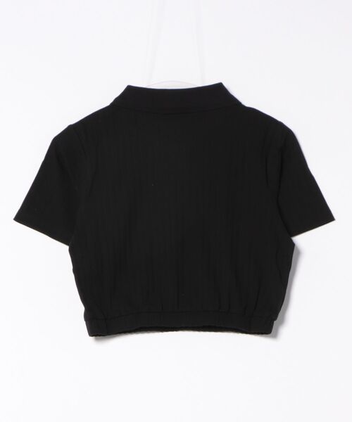 MARY QUANT 黒 ポロシャツ 半袖 MARY QUANT ポロシャツ ポロ マリークワント mary quant MQロゴ
