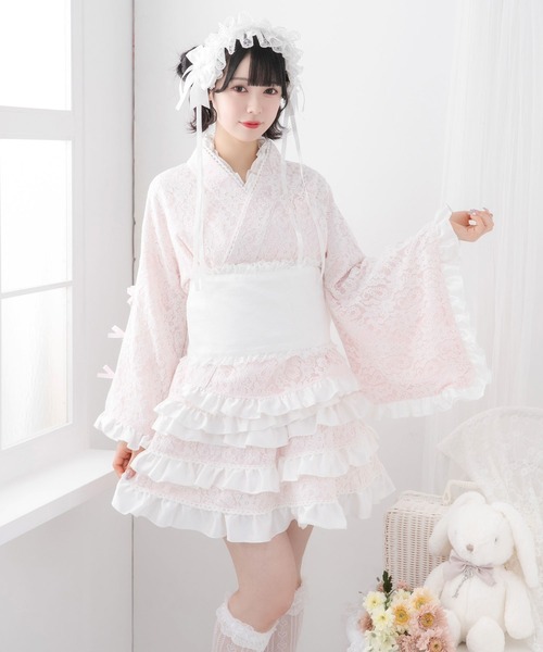 浴衣ドレス s-m 大人 楽天市場】浴衣 ドレス（サイズ（S/M/L）M）（浴衣セット｜和服
