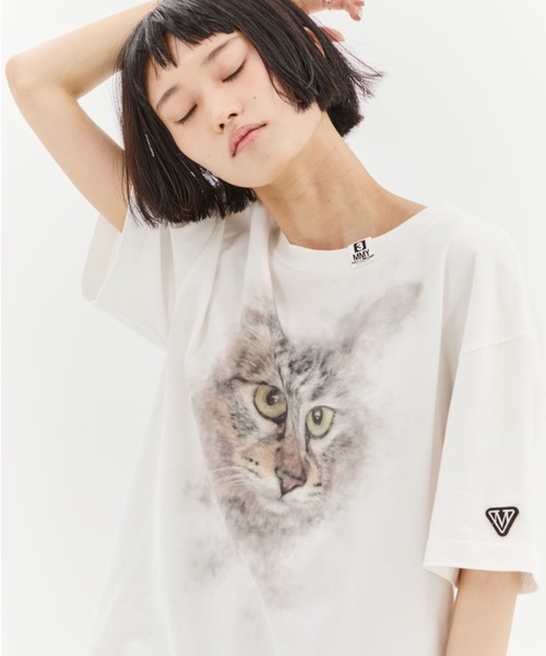 【MIHARAYASUHIRO】Cat Printed T-shirt ねこ Tシャツ 3色 MIHARAYASUHIRO tシャツ 「MIHARA YASUHIRO/ミハラヤスヒロ」CAT