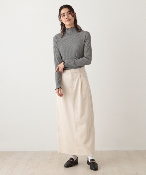 「Afternoon Tea」 長袖カットソー MEDIUM オフホワイト レディース