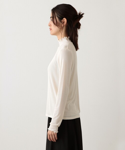 「Afternoon Tea」 長袖カットソー MEDIUM オフホワイト レディース