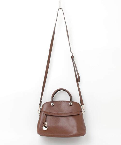 【mei 】FURLA ブラウン ハンドバッグ FURLA 「FURLA」 2WAYバッグ - ブラウン レディース : ZOZOTOWN