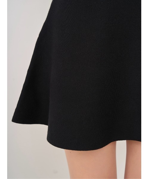 Darich（ダーリッチ） ワンピース アメスリレースフレアニットミニ