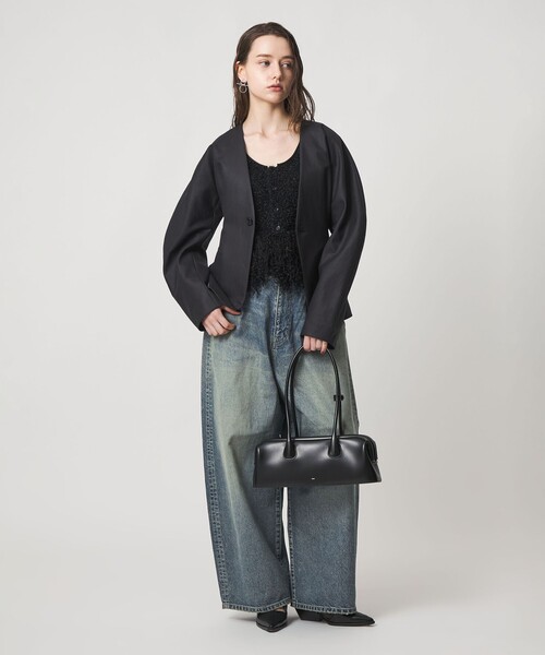 ワイドパンツ ジーンズ デニム デニムパンツ 「ASTRAET」 BIG バルーンデニムパンツ UNISEX レディース メンズの画像