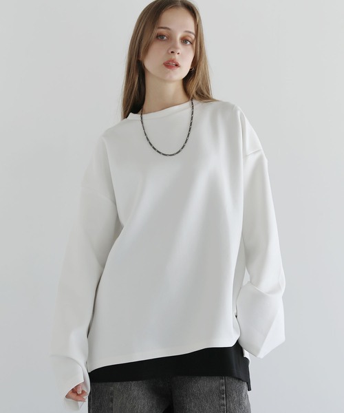 LILL tシャツ コットンポンチロングTシャツ メンズ レディース