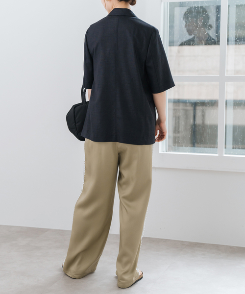Spick＆Span スラックス パンツ レースラインパンツ レディース
