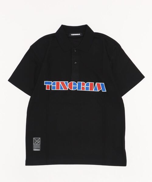 TANGRAM ブラックポロシャツ　Mサイズ TANGRAM ポロシャツ TANGRAM/タングラム TEAM POLO SHIRTS