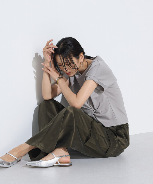 K.T KIYOKO TAKASE（K.T キヨコ タカセ） パンツ キュプラツイル