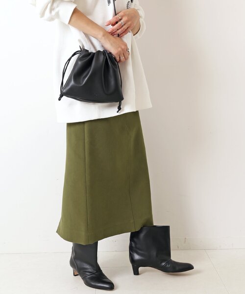 「Spick & Span」 タイトスカート 36 ベージュ レディース_画像2