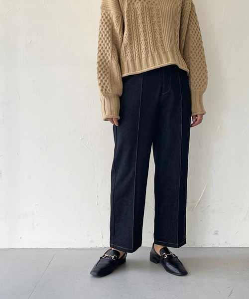 「CLEIO」 デニムパンツ M ネイビー レディース