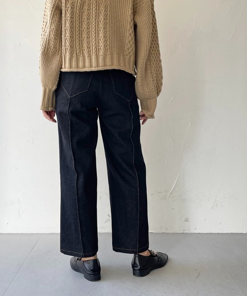 「CLEIO」 デニムパンツ M ネイビー レディース