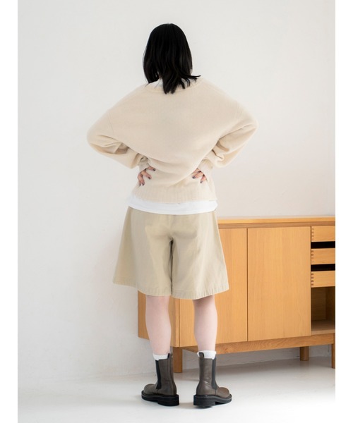 Ungrid（アングリッド） チノパン ワイドシルエットチノハーフパンツ