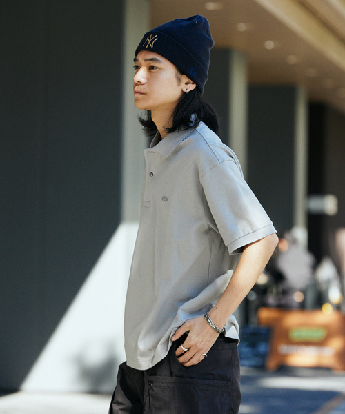 「LACOSTE」 半袖ポロシャツ 4 エメラルドブルー メンズの画像