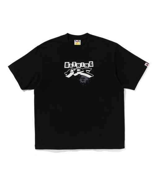A BATHING APE（アベイシングエイプ） tシャツ GRAFFITI BAPE LOGO
