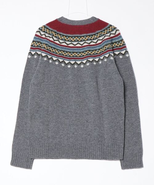 セーター ニット Nordic Knit Sweater/0252 メンズ レディースの画像