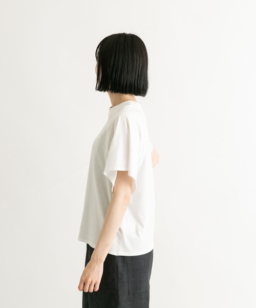 「EKAL」 半袖カットソー ONE ホワイト レディース_画像6