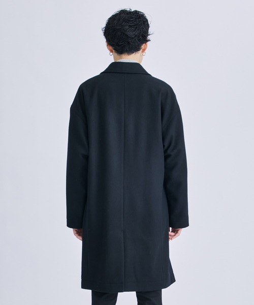 「SHAREEF」 チェスターコート 1 グリーン メンズ_画像5