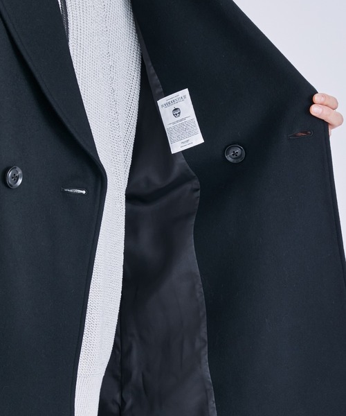 「SHAREEF」 チェスターコート 1 グリーン メンズ_画像9