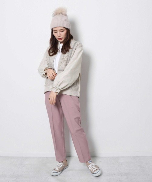 「Re.Verofonna」 ブルゾン MEDIUM ベージュ レディース_画像6