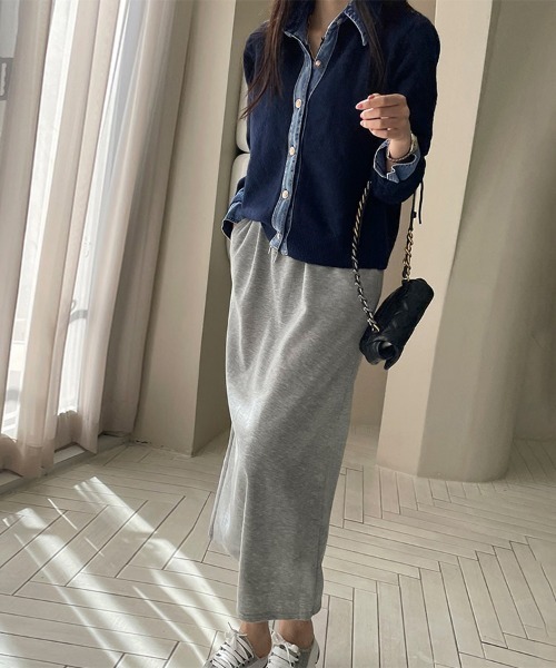 sacai 個性的トップス　ニット✖️デニム　異素材ミックス サカイ(Sacai)サカイ ニット 衣料品 トップス レディース