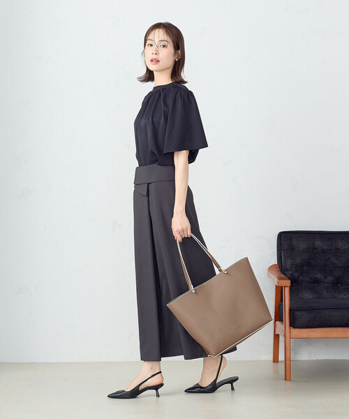 「MONO COMME CA」 トートバッグ FREE ライトベージュ レディース_画像4