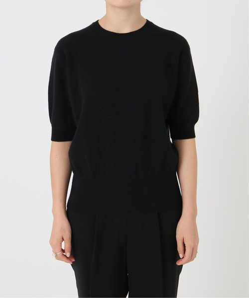 「VERMEIL par iena」 半袖ニット 38 ベージュ レディース_画像2