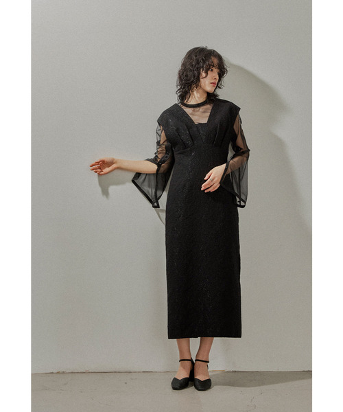 「niana」 半袖ワンピース M ブラック レディースの画像
